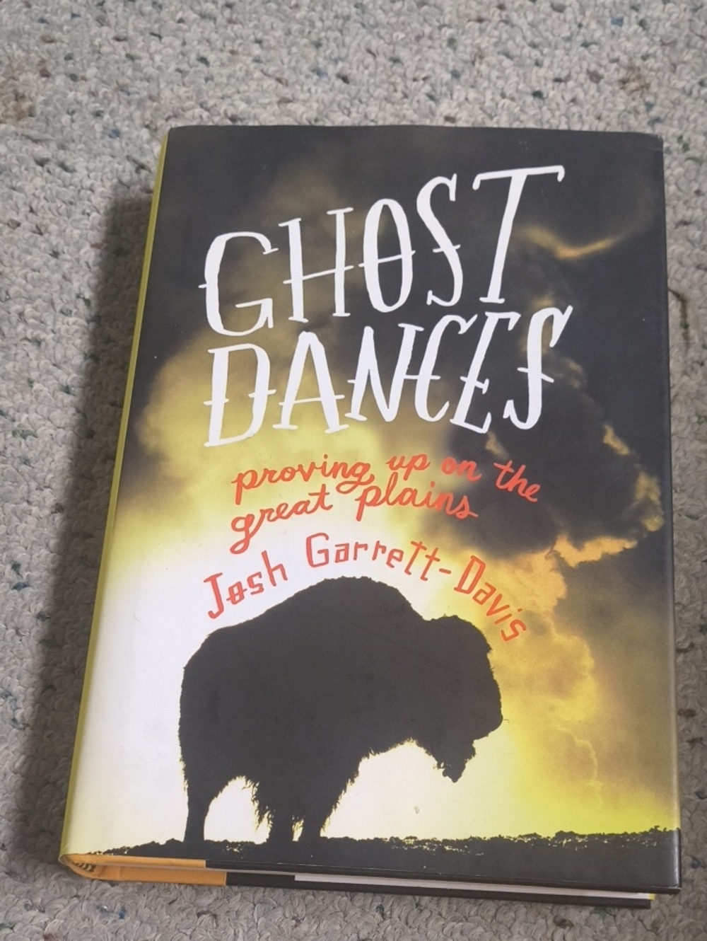 Ghost Dances Hardcover Book - Yellow/Black Cover